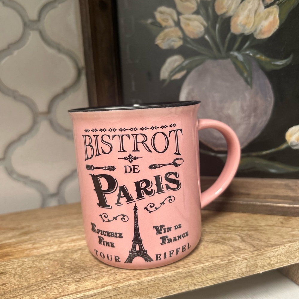 Pink Paris mug